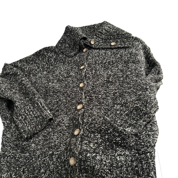Dolce Cabo Wool Blend Button Front Loose Fit Sweater Sz Large - Picture 6 of 10
